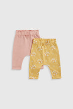 
                        
                          Load image into Gallery viewer, Mothercare Pink and Floral Joggers - 2 Pack
                        
                      