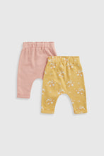 
                        
                          Load image into Gallery viewer, Mothercare Pink and Floral Joggers - 2 Pack
                        
                      