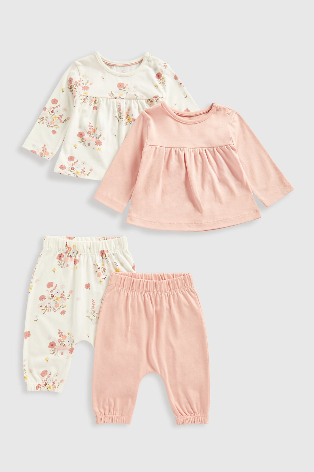 Mothercare Autumnal T-Shirts and Joggers 4-Piece Set