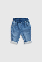 
                        
                          Load image into Gallery viewer, Mothercare Denim Joggers
                        
                      