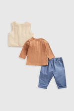 
                        
                          將圖片載入圖庫檢視器 Mothercare Bear Club 3-Piece Outfit Set
                        
                      