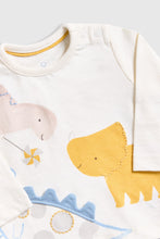 
                        
                          Load image into Gallery viewer, Mothercare Dinosaur Long-Sleeved T-Shirts - 3 Pack
                        
                      