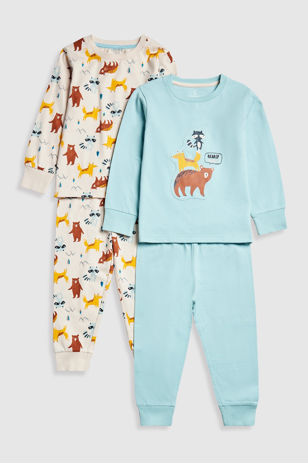 Mothercare Animal Pyjamas - 2 Pack