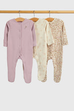 
                        
                          將圖片載入圖庫檢視器 Mothercare Wild Flower Baby Sleepsuits - 3 Pack
                        
                      