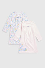 
                        
                          Load image into Gallery viewer, Mothercare Party Horse Nightdresses - 2 Pack
                        
                      