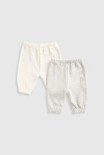 
                        
                          Load image into Gallery viewer, Mothercare Grey and Cream Joggers - 2 Pack
                        
                      