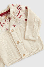 
                        
                          Load image into Gallery viewer, Mothercare Fair Isle Knitted Cardigan
                        
                      