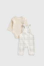 
                        
                          將圖片載入圖庫檢視器 Mothercare Check Dungarees and Bodysuit Set
                        
                      