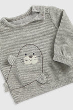 
                        
                          將圖片載入圖庫檢視器 Mothercare Grey Ribbed Velour Sweat Top and Joggers
                        
                      