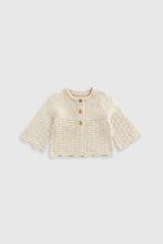 
                        
                          Load image into Gallery viewer, Mothercare Beige Knitted Cardigan
                        
                      