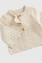 
                        
                          Load image into Gallery viewer, Mothercare Beige Knitted Cardigan
                        
                      