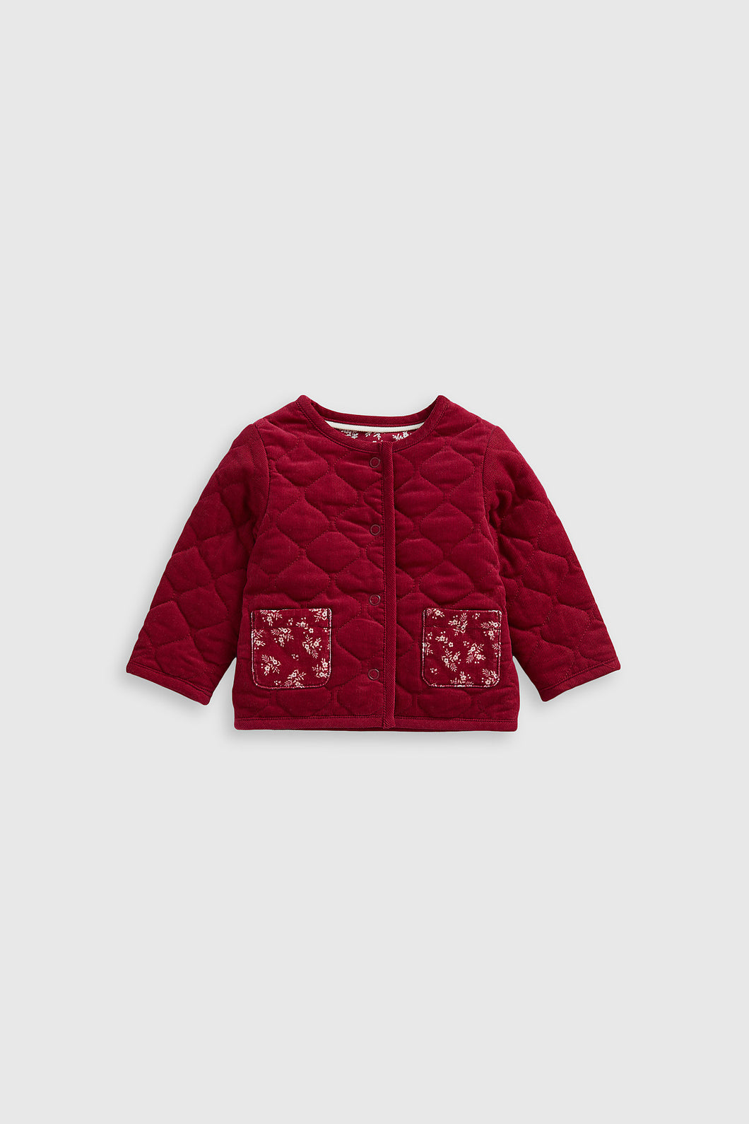 Mothercare Berry Quilted Cord Jacket