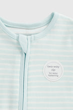 
                        
                          Load image into Gallery viewer, Mothercare Arctic Zip-Up Baby Sleepsuits - 2 Pack
                        
                      