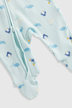 
                        
                          Load image into Gallery viewer, Mothercare Arctic Zip-Up Baby Sleepsuits - 2 Pack
                        
                      