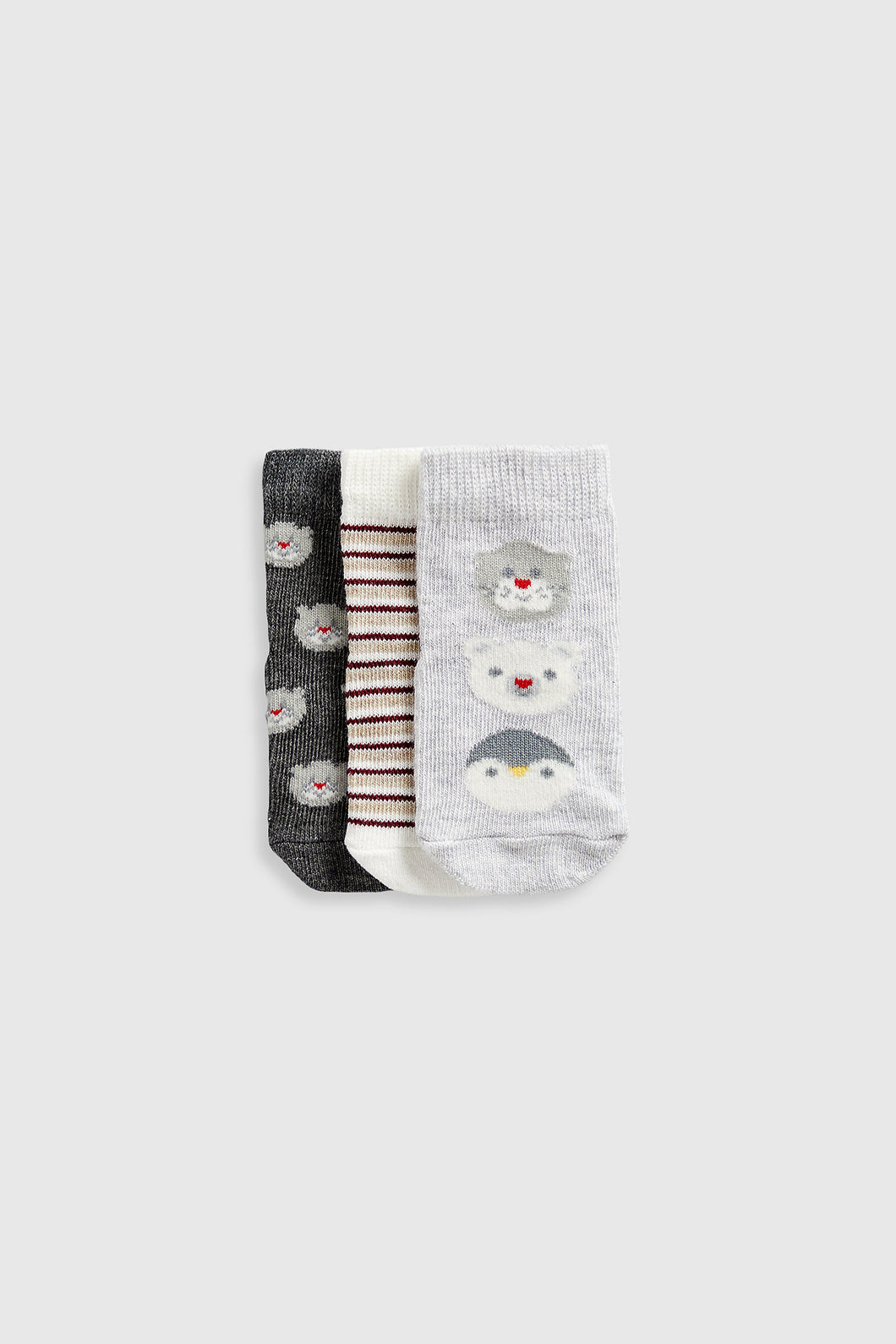 Mothercare Animals Baby Socks - 3 Pack