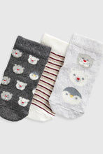 
                        
                          Load image into Gallery viewer, Mothercare Animals Baby Socks - 3 Pack
                        
                      