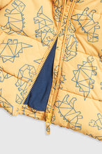 
                        
                          Load image into Gallery viewer, Mothercare Ochre Dino Padded Jacket
                        
                      