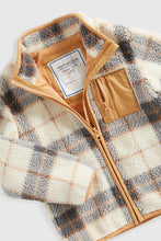 
                        
                          Load image into Gallery viewer, Mothercare Checked Fleece Jacket
                        
                      