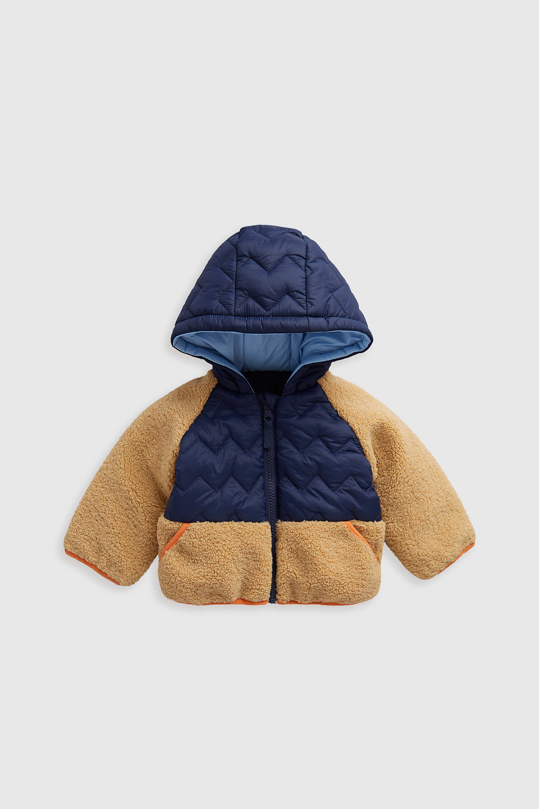 Mothercare Quilted Fleece Jacket