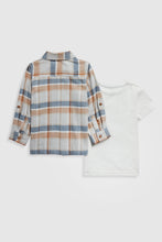 
                        
                          將圖片載入圖庫檢視器 Mothercare Checked Shirt and T-Shirt Set
                        
                      