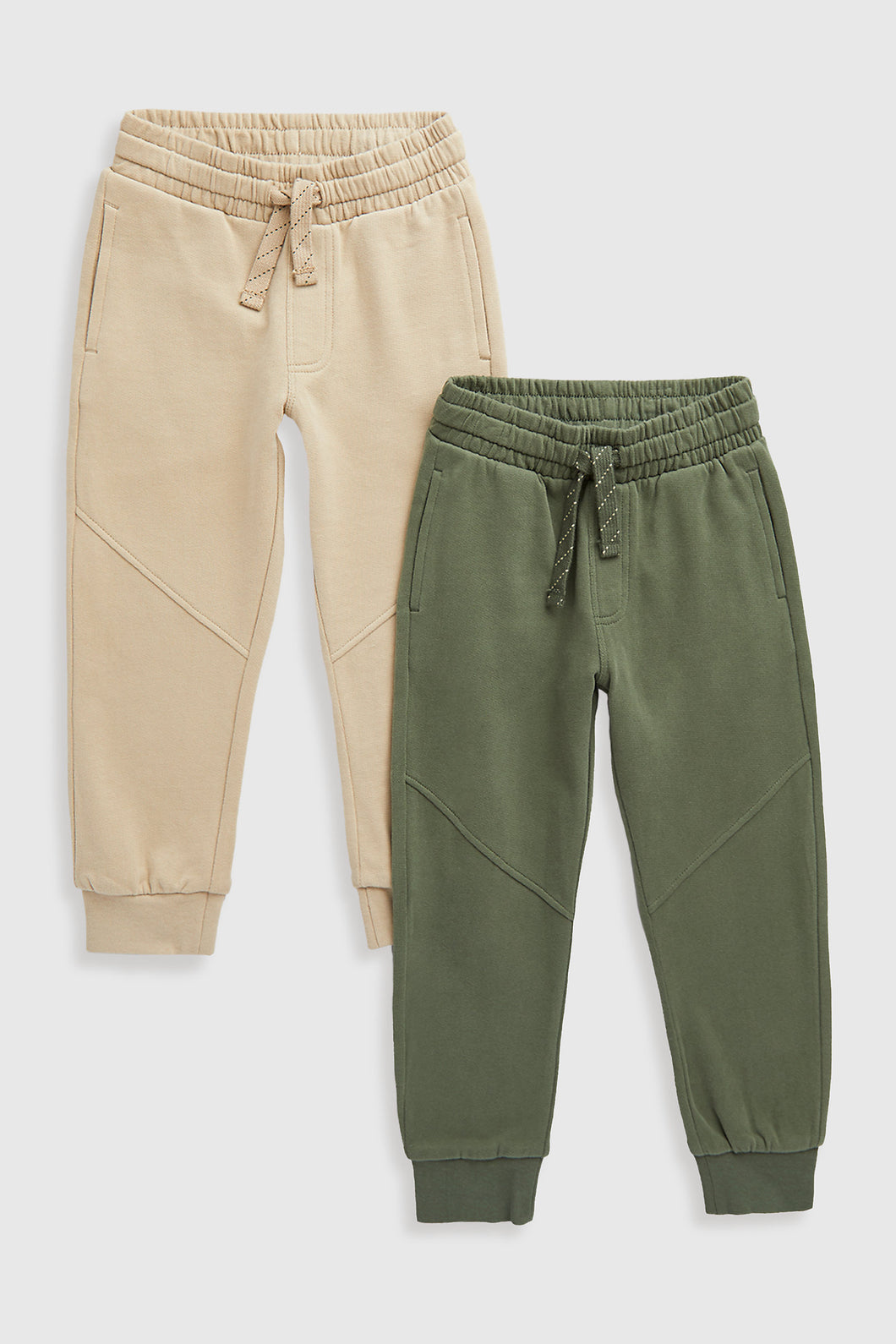 Mothercare Khaki and Natural Joggers - 2 Pack