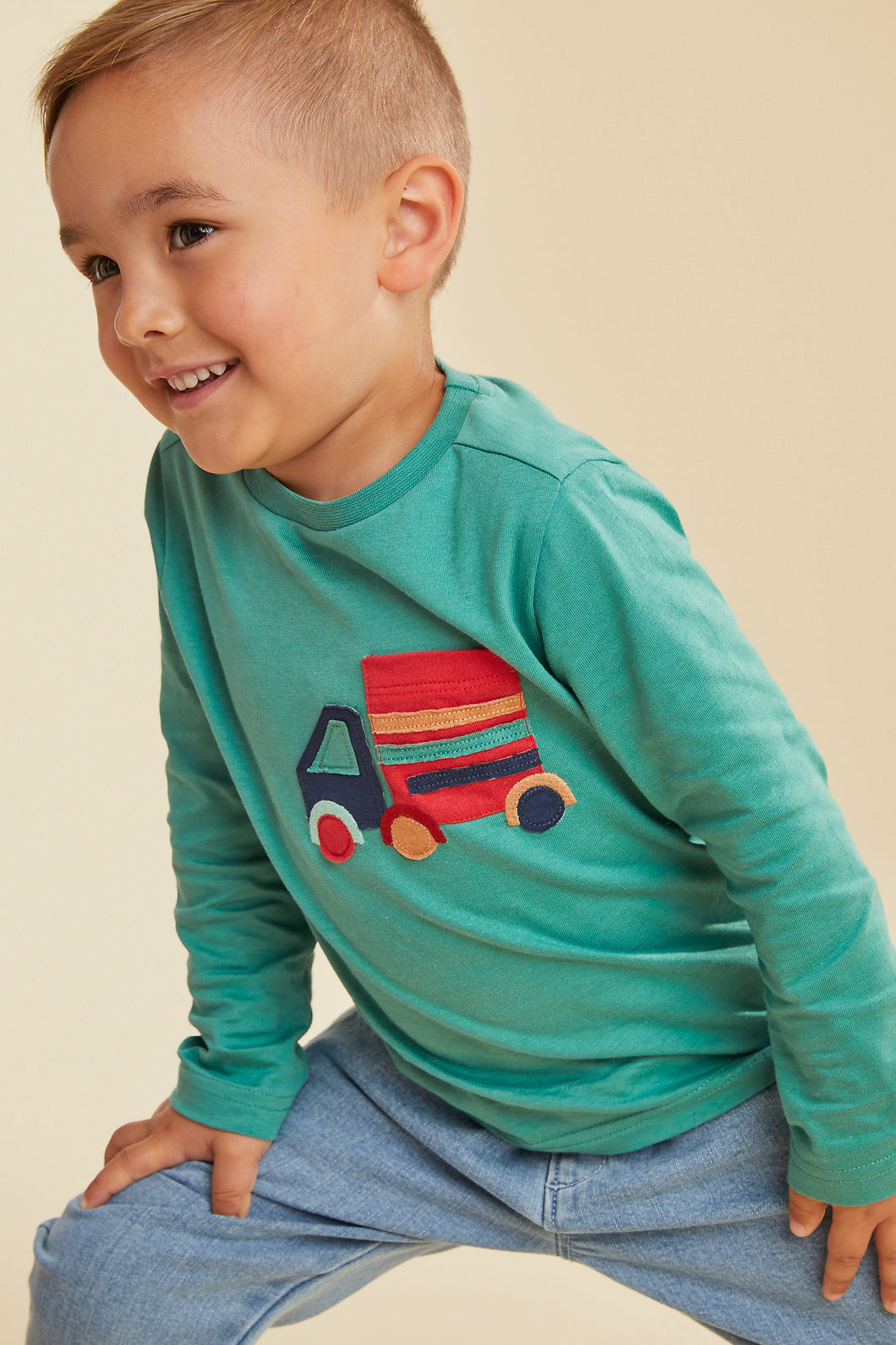 Mothercare Truck Long-Sleeved T-Shirts - 3 Pack