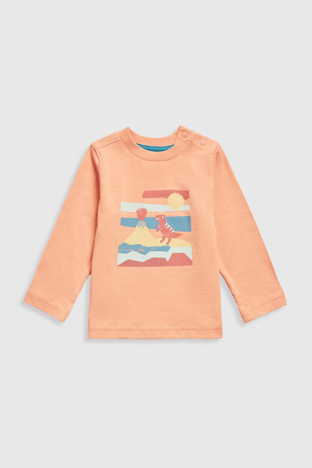 Mothercare Dino Scene Long-Sleeved T-Shirt