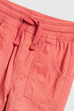 
                        
                          Load image into Gallery viewer, Mothercare Red Poplin Roll-Up Trousers
                        
                      