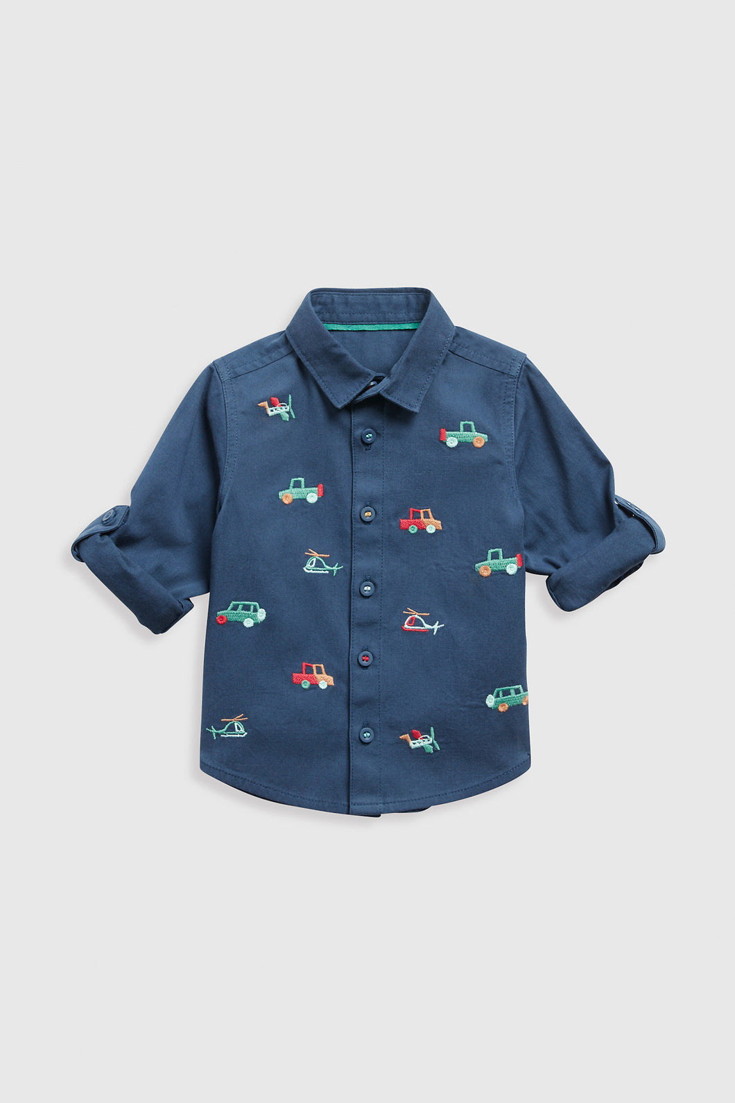 Mothercare Transport Embroidered Shirt