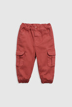 
                        
                          Load image into Gallery viewer, Mothercare Red Cargo Trousers
                        
                      