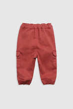 
                        
                          Load image into Gallery viewer, Mothercare Red Cargo Trousers
                        
                      