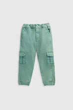 
                        
                          Load image into Gallery viewer, Mothercare Green Cargo Trousers
                        
                      