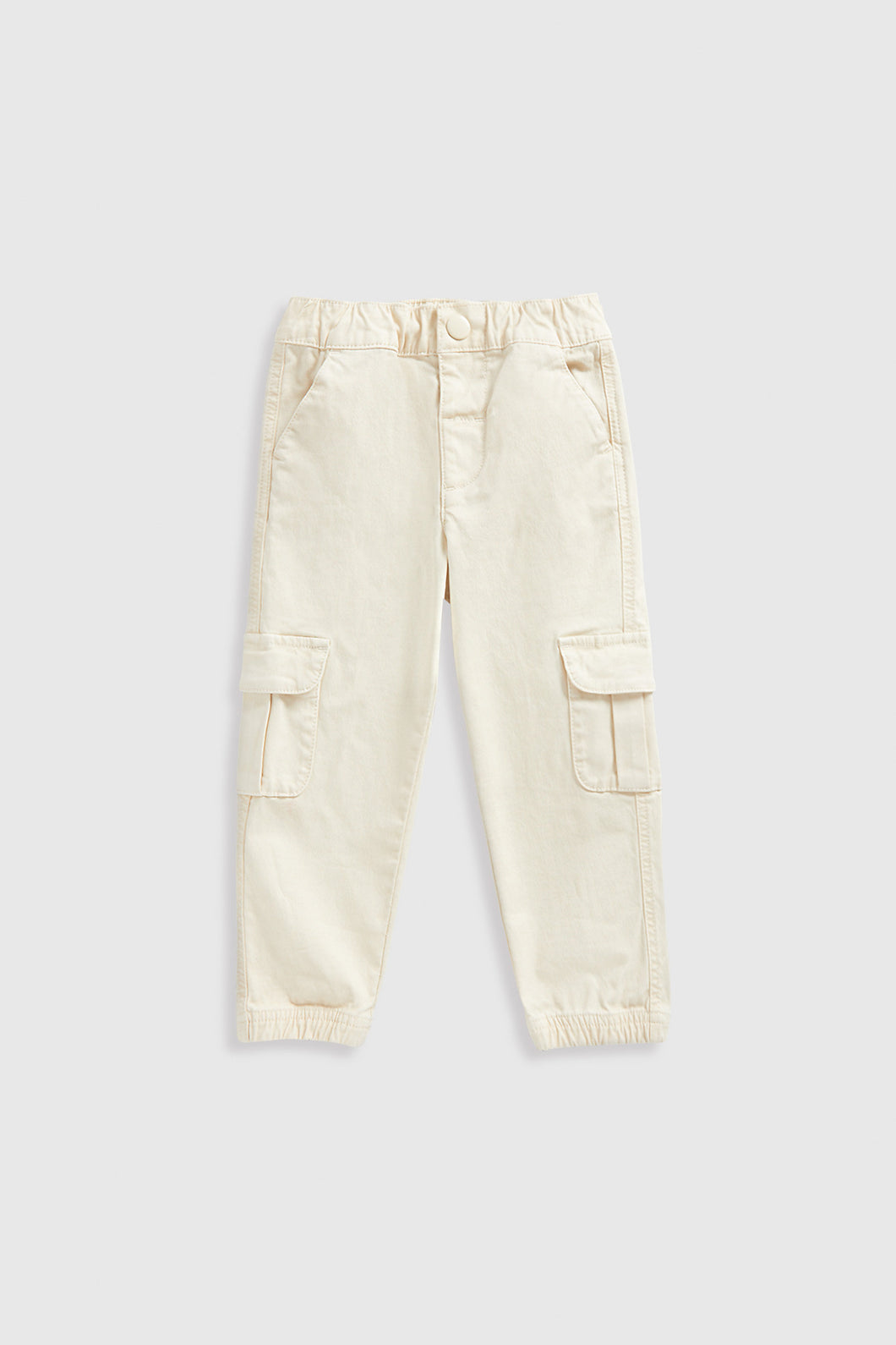 Mothercare Cream Cargo Trousers