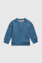 
                        
                          將圖片載入圖庫檢視器 Mothercare Navy Blue Henley Sweatshirt
                        
                      