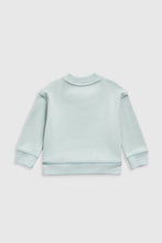 
                        
                          Load image into Gallery viewer, Mothercare Mineral Blue Henley Sweatshirt
                        
                      