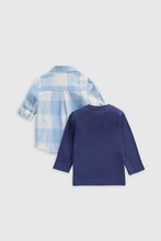 
                        
                          將圖片載入圖庫檢視器 Mothercare Blue Check Shirt and T-Shirt Set
                        
                      