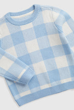 
                        
                          將圖片載入圖庫檢視器 Mothercare Blue Buffalo Check Jumper
                        
                      