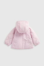 
                        
                          Load image into Gallery viewer, Mothercare Lilac Quilted Sleeve Coat
                        
                      