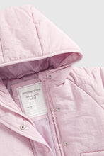 
                        
                          Load image into Gallery viewer, Mothercare Lilac Quilted Sleeve Coat
                        
                      