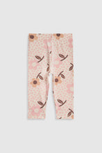 
                        
                          Load image into Gallery viewer, Mothercare Cream Floral Leggings
                        
                      