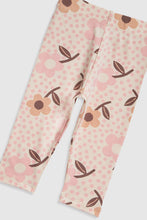 
                        
                          Load image into Gallery viewer, Mothercare Cream Floral Leggings
                        
                      