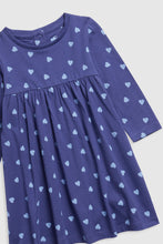 
                        
                          將圖片載入圖庫檢視器 Mothercare Navy Heart Jersey Dress
                        
                      