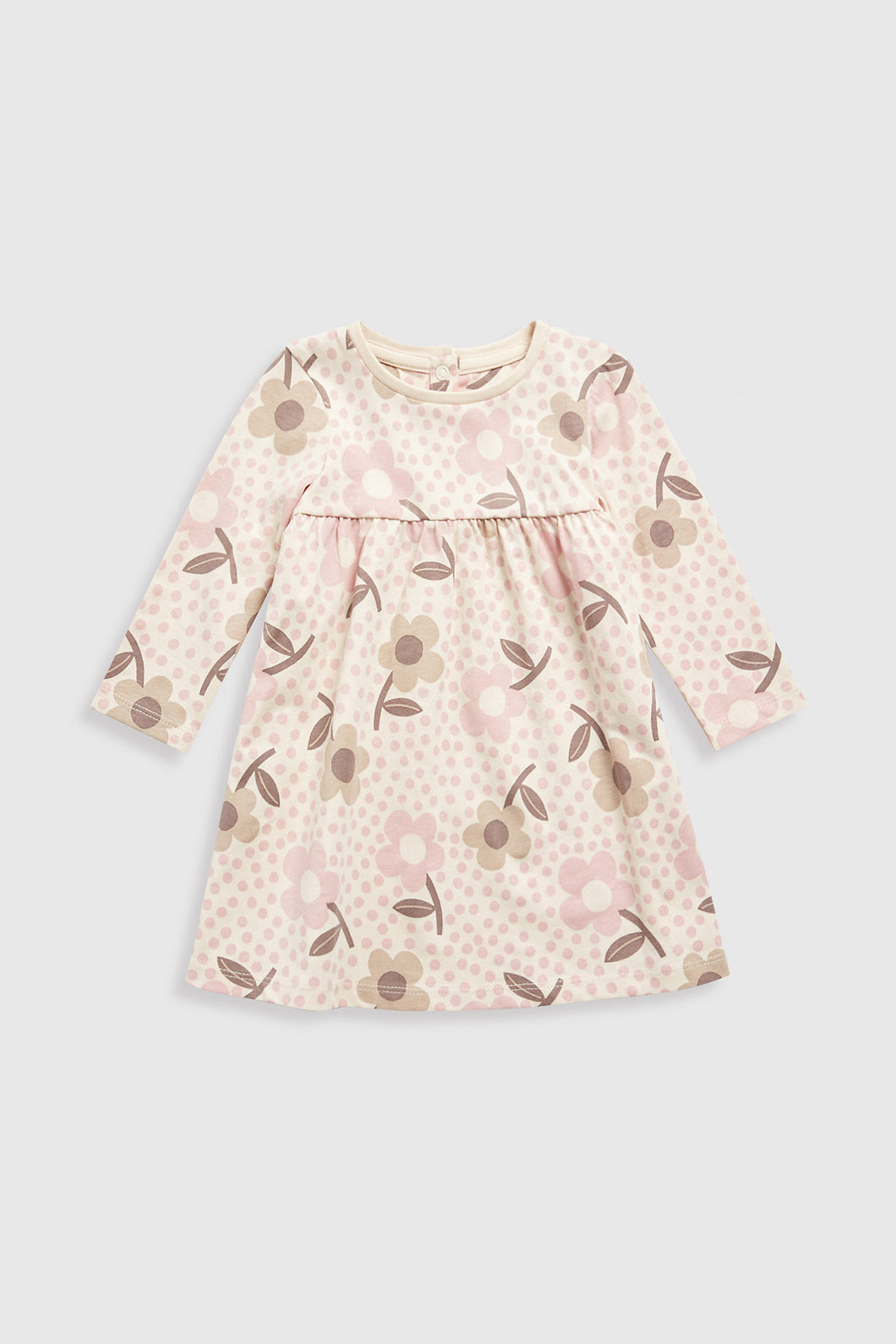 Mothercare Natural Floral Jersey Dress