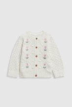 
                        
                          將圖片載入圖庫檢視器 Mothercare White Flower Cardigan
                        
                      