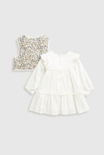 
                        
                          Load image into Gallery viewer, Mothercare Dress and Gilet Outfit Set
                        
                      