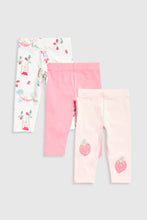 
                        
                          Load image into Gallery viewer, Mothercare Strawberry Leggings - 3 Pack
                        
                      