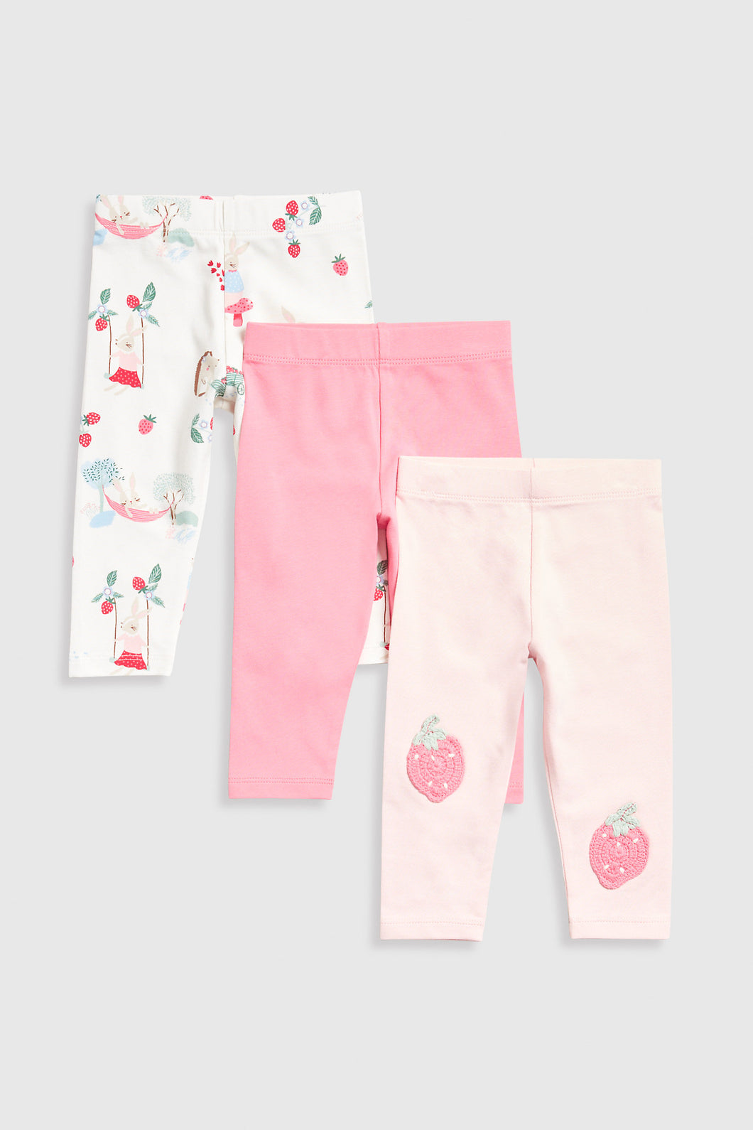 Mothercare Strawberry Leggings - 3 Pack