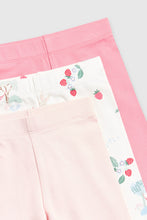 
                        
                          Load image into Gallery viewer, Mothercare Strawberry Leggings - 3 Pack
                        
                      