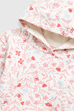 
                        
                          Load image into Gallery viewer, Mothercare White Floral Hoodie
                        
                      