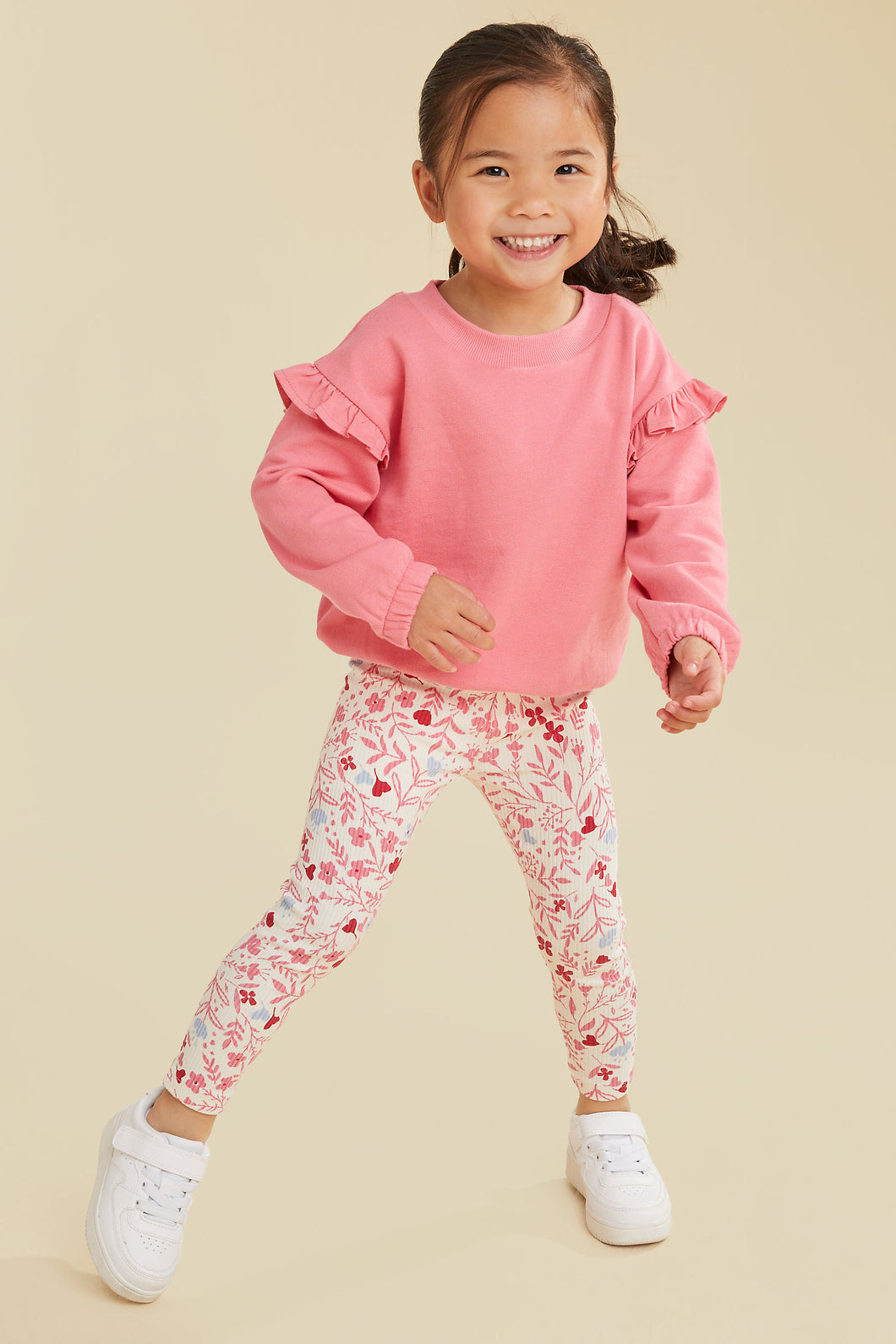 Mothercare Pink Sweat Top and Leggings Set